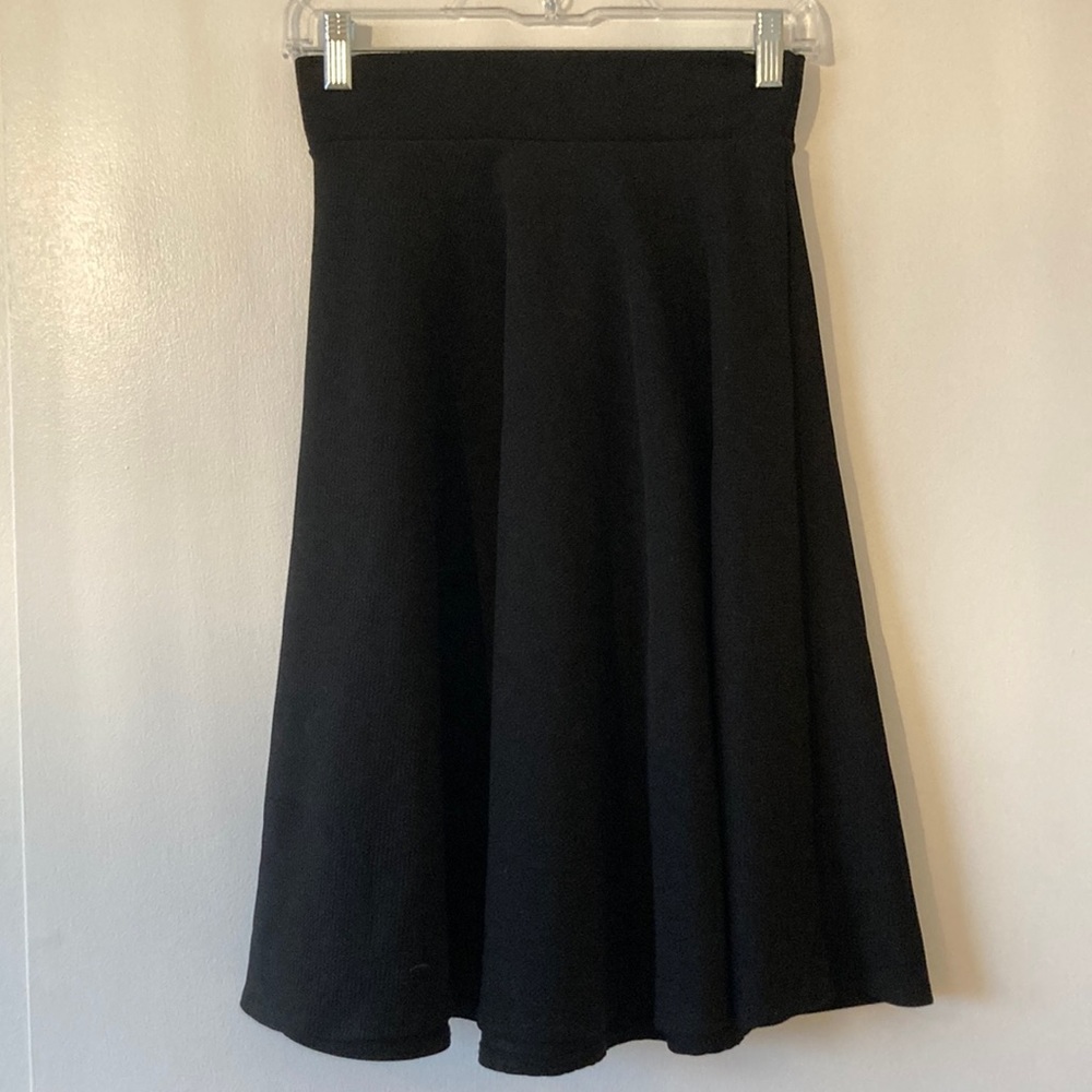 Jason Maxwell black circle skater midi skirt